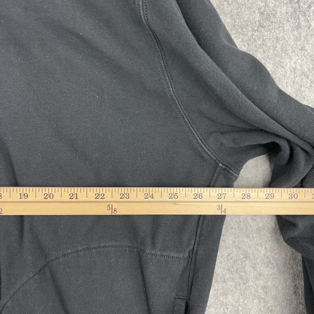 Vintage J Crew Sportswear Sweatshirt Mens XXL Black 1/4 Zip Heavyweight Pullover - Picture 8 of 13